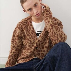 Cheetah Print Cardigan